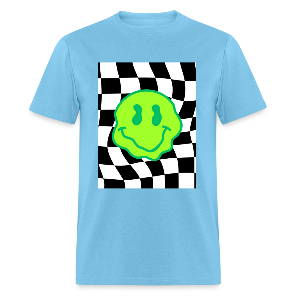 Smiley Unisex Classic T-Shirt - aquatic blue