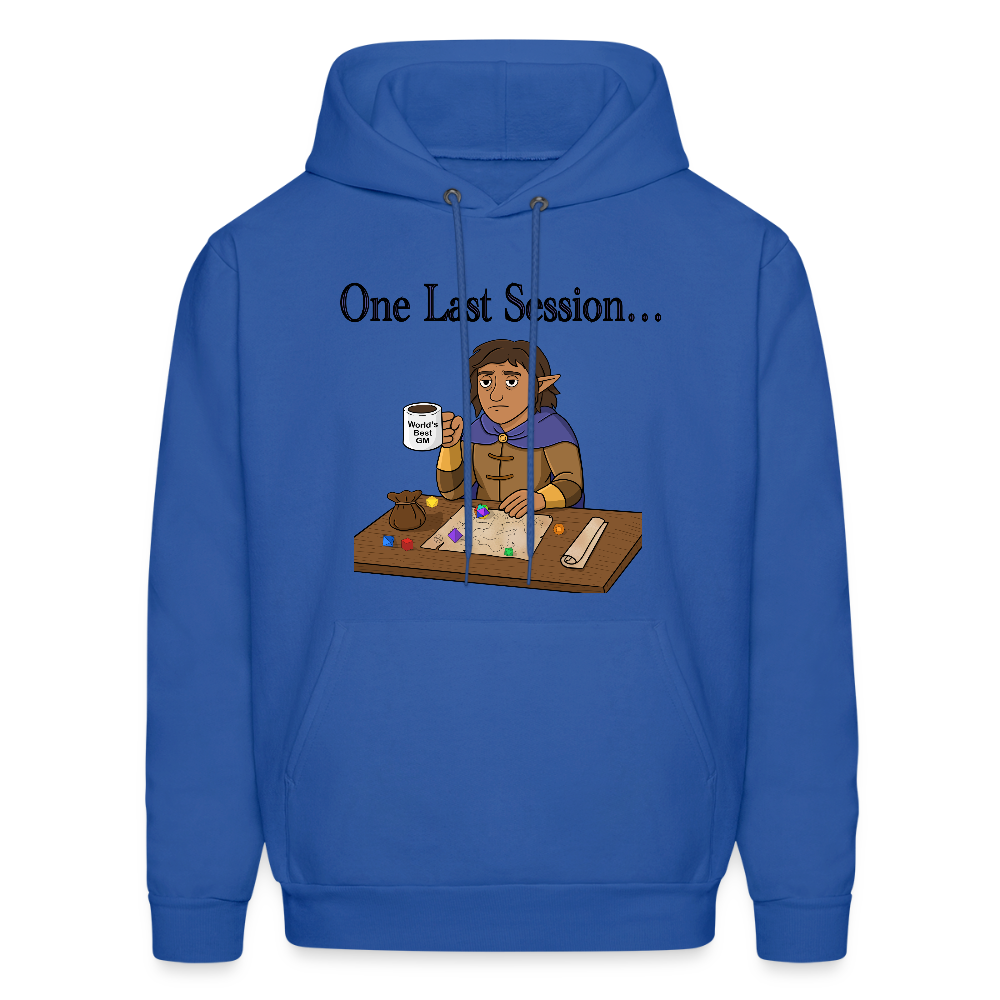 One Last Session Hoodie - royal blue