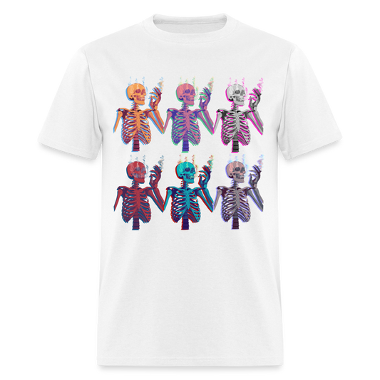 Skellies Unisex Classic T-Shirt - white