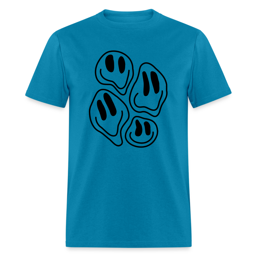 Droopy Smiles Unisex Classic T-Shirt - turquoise