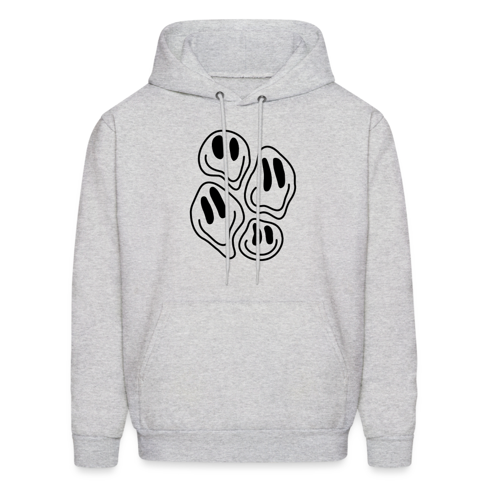 Droopy Smiles Hoodie - ash 