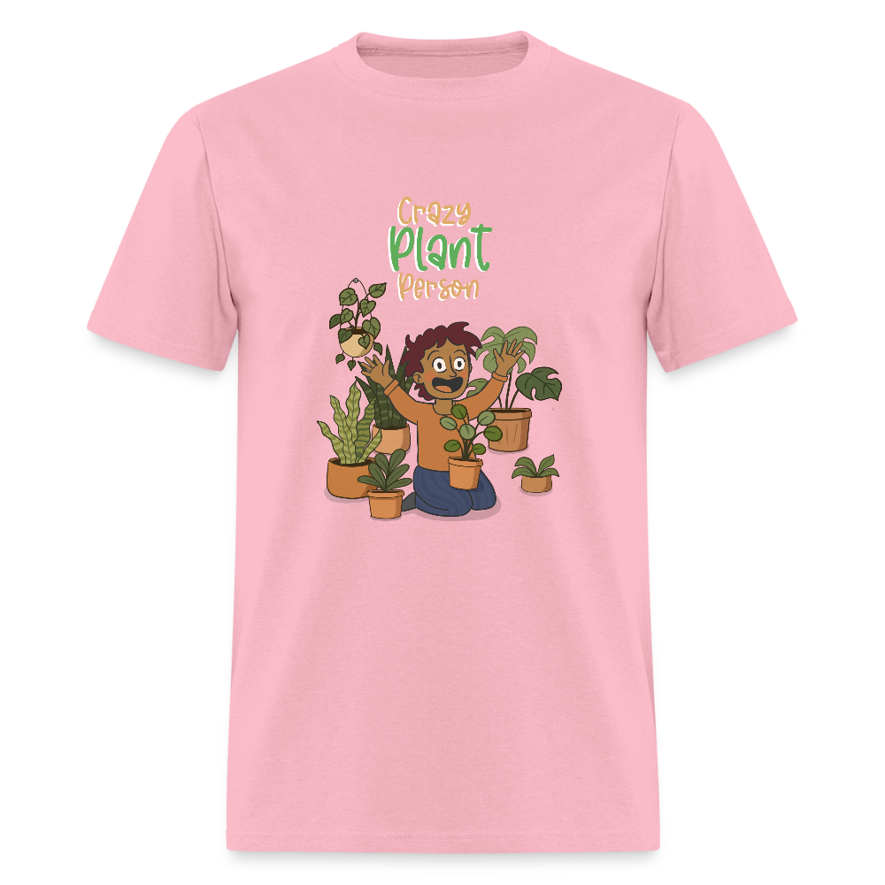 Crazy Plant Person T-Shirt - pink