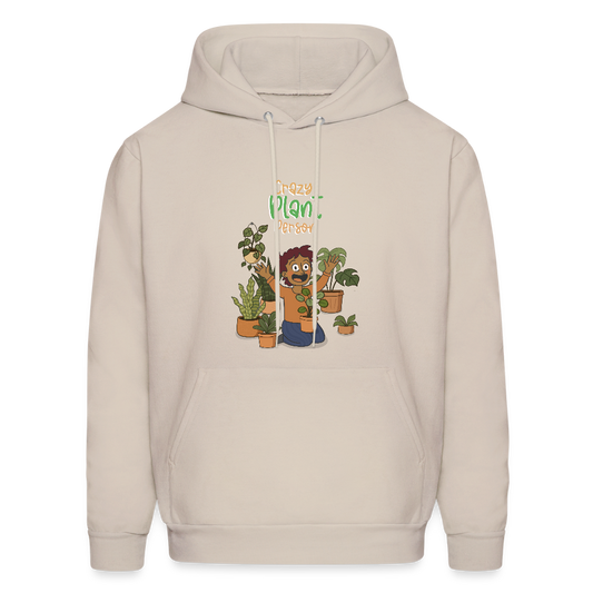 Crazy Plant Person Hoodie - Sand
