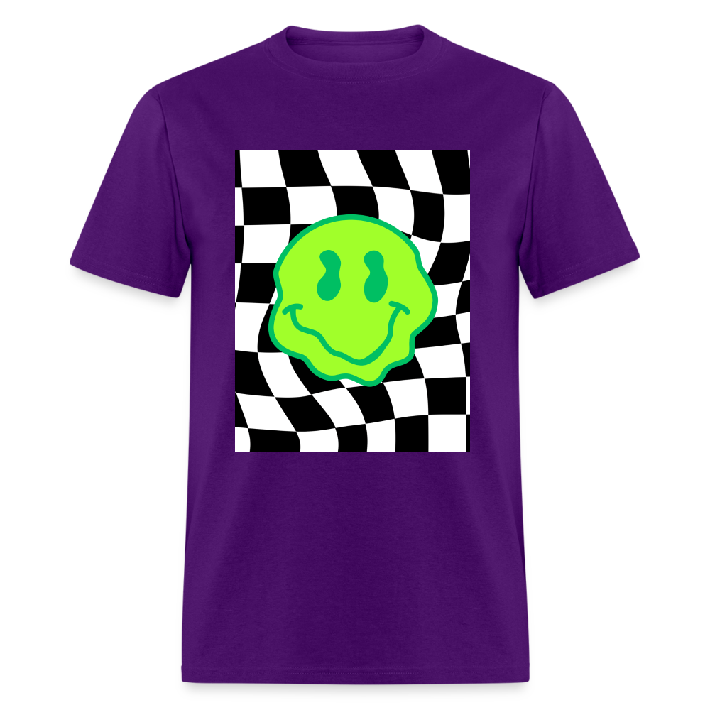 Smiley Unisex Classic T-Shirt - purple