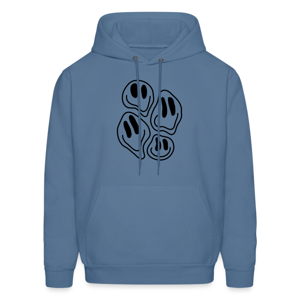 Droopy Smiles Hoodie - denim blue