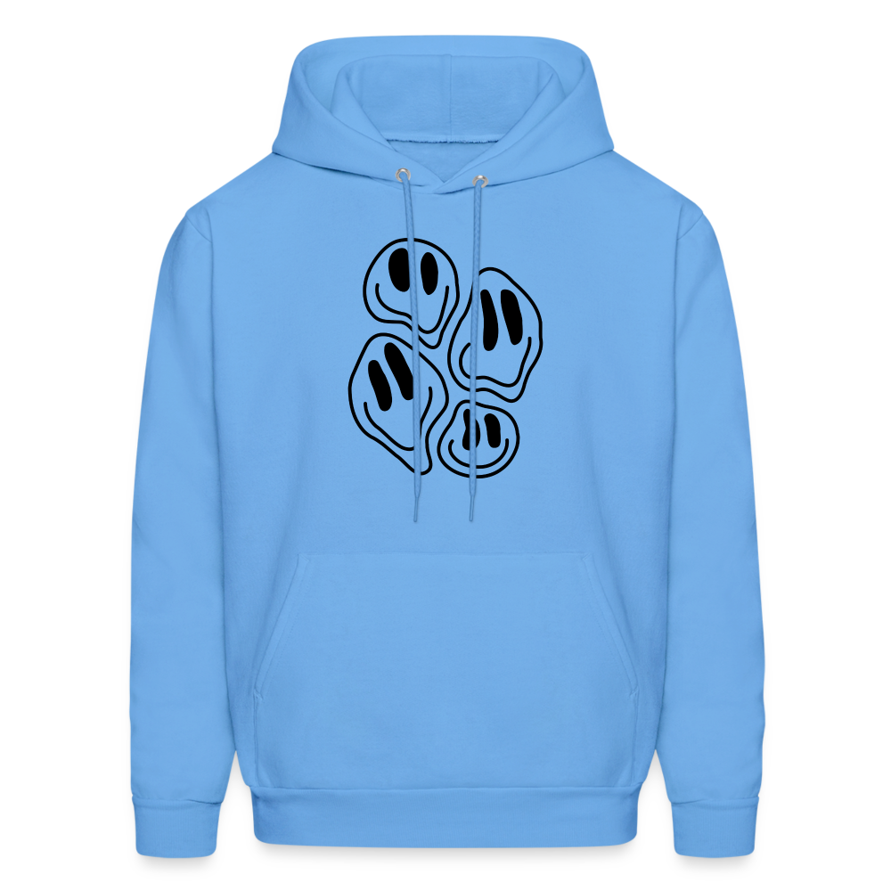 Droopy Smiles Hoodie - carolina blue