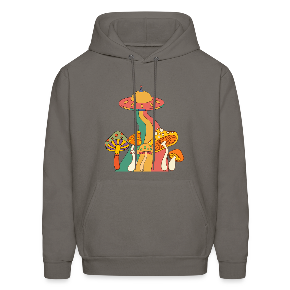 Space Mushies Hoodie - asphalt gray
