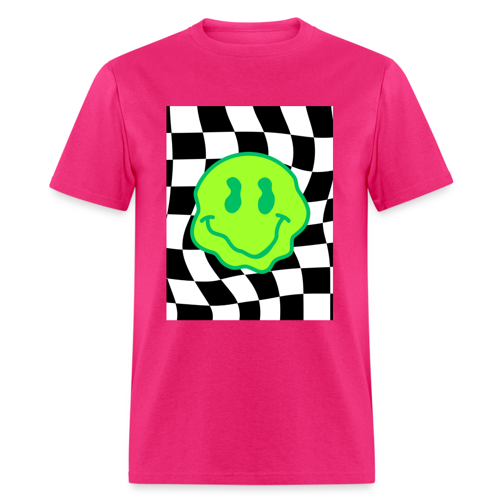 Smiley Unisex Classic T-Shirt - fuchsia