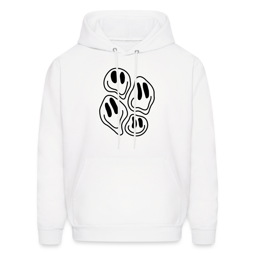 Droopy Smiles Hoodie - white