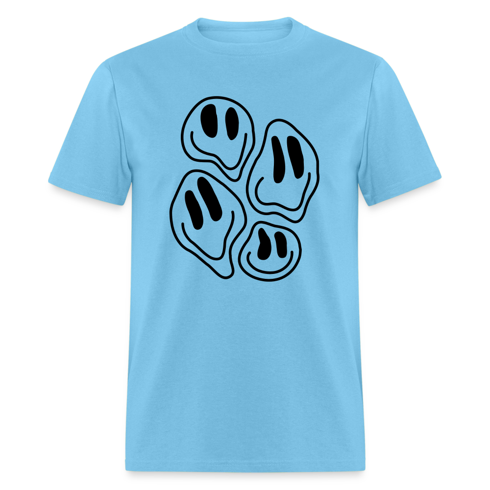 Droopy Smiles Unisex Classic T-Shirt - aquatic blue