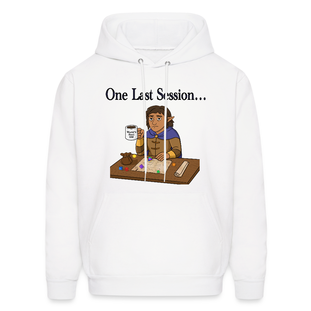 One Last Session Hoodie - white