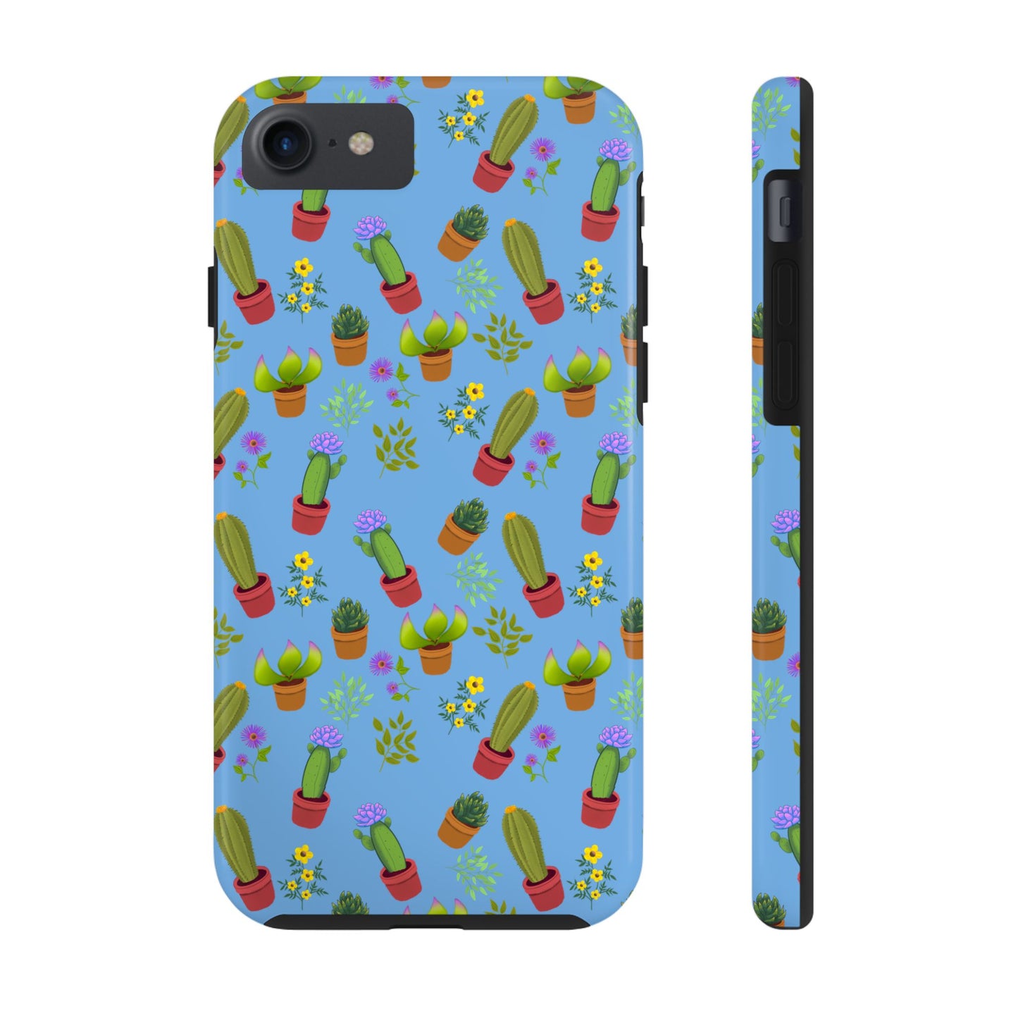 Blue Cactus and Friends Phone Case