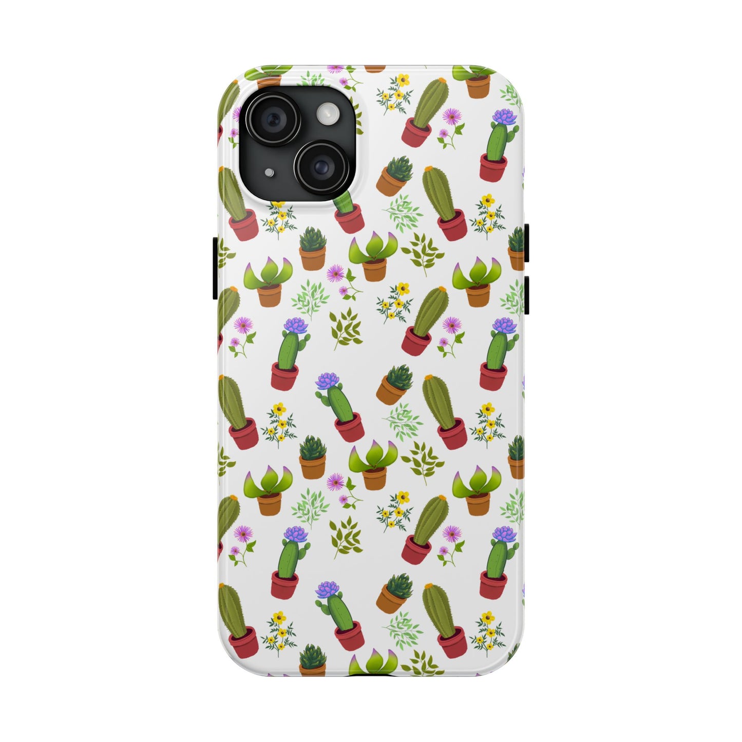 Cactus and Friends Phone Case - White