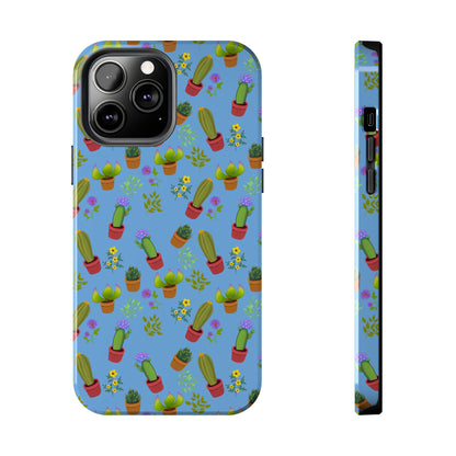 Blue Cactus and Friends Phone Case