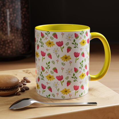 Berry Floral Coffee Mug