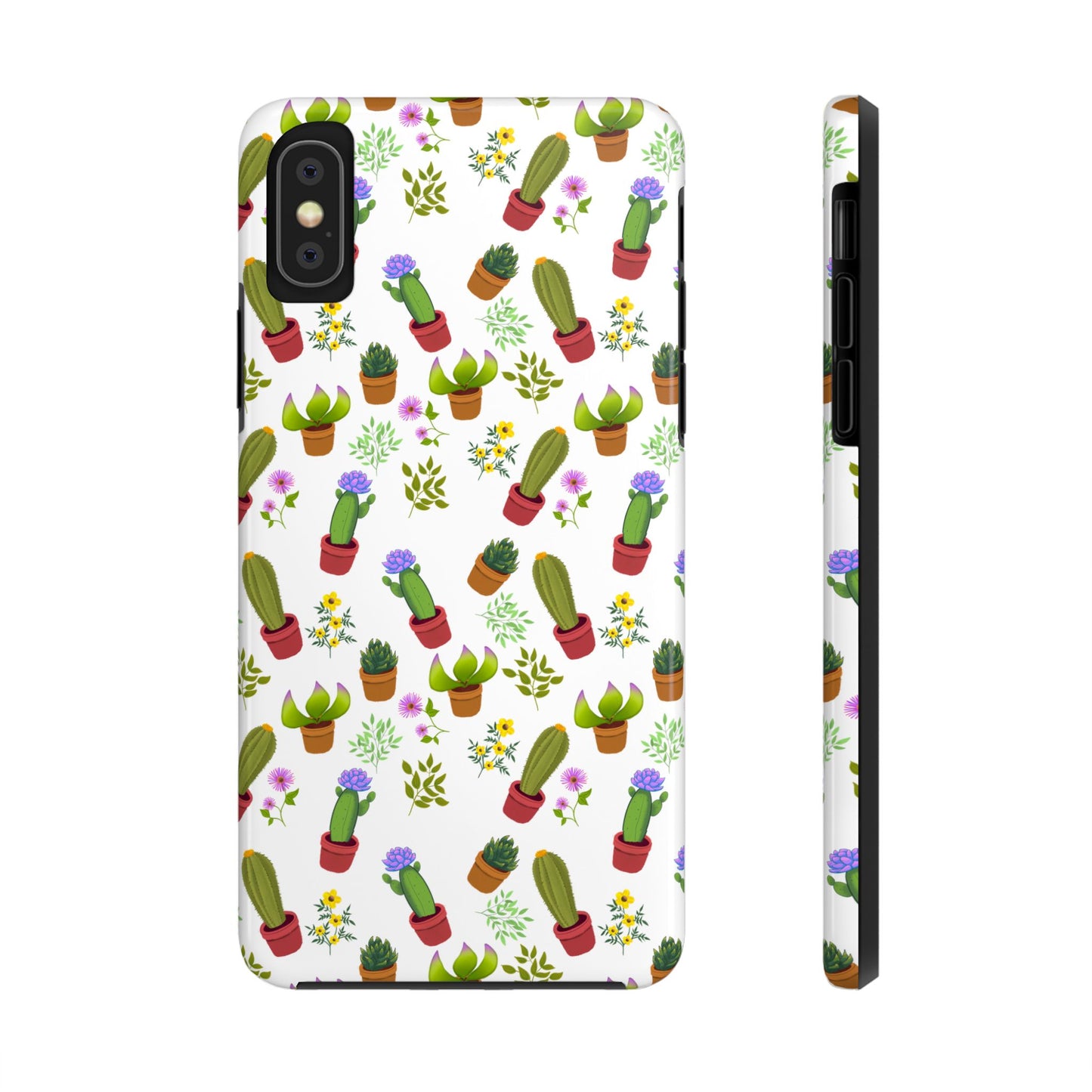 Cactus and Friends Phone Case - White