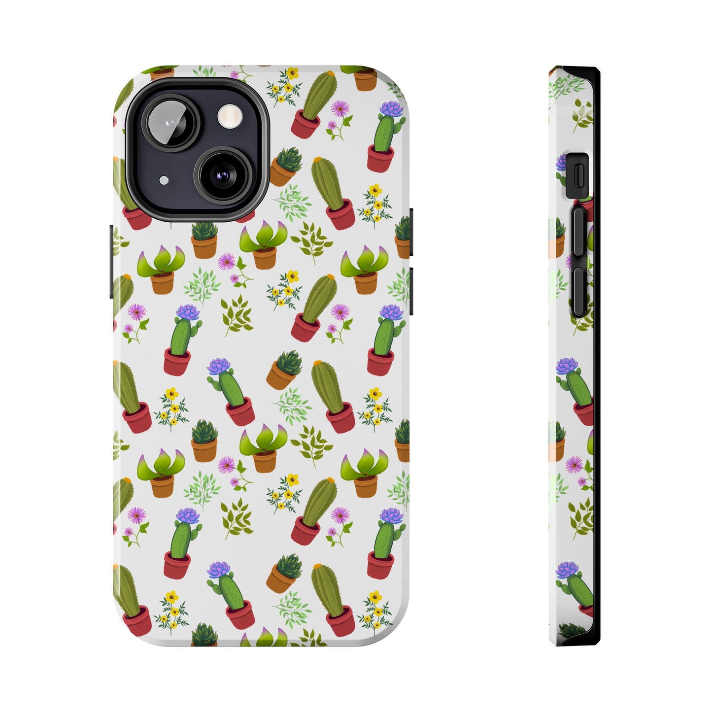 Cactus and Friends Phone Case - White