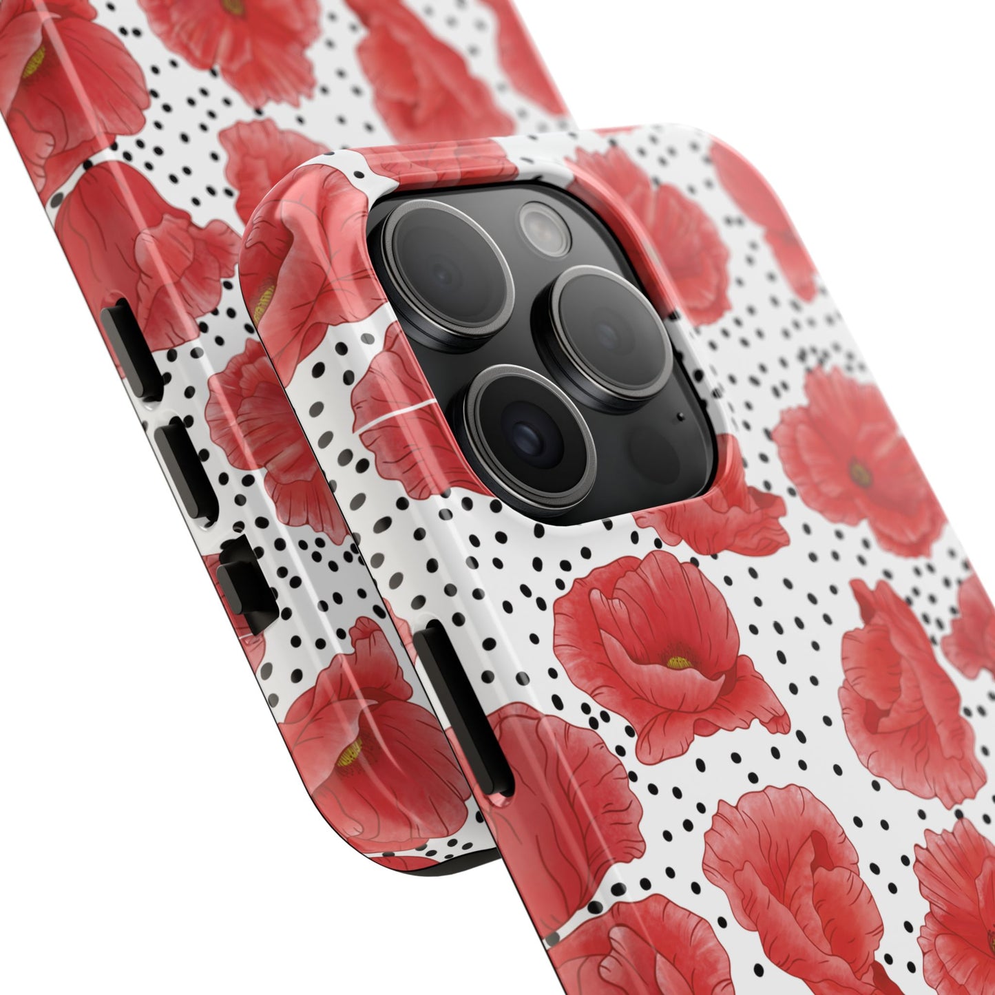 Perfect Poppies Phone Case - White - The Louann Collection