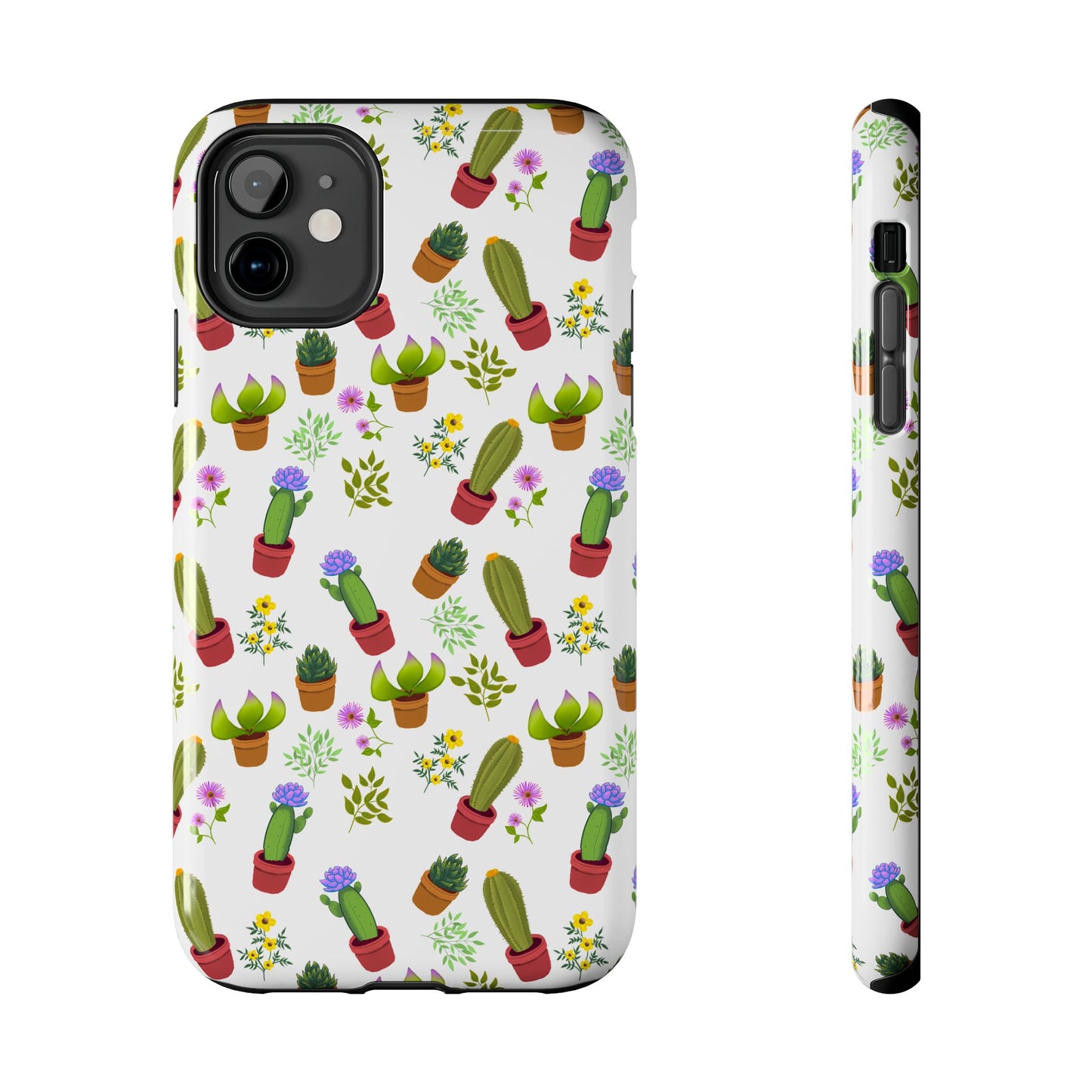 Cactus and Friends Phone Case - White
