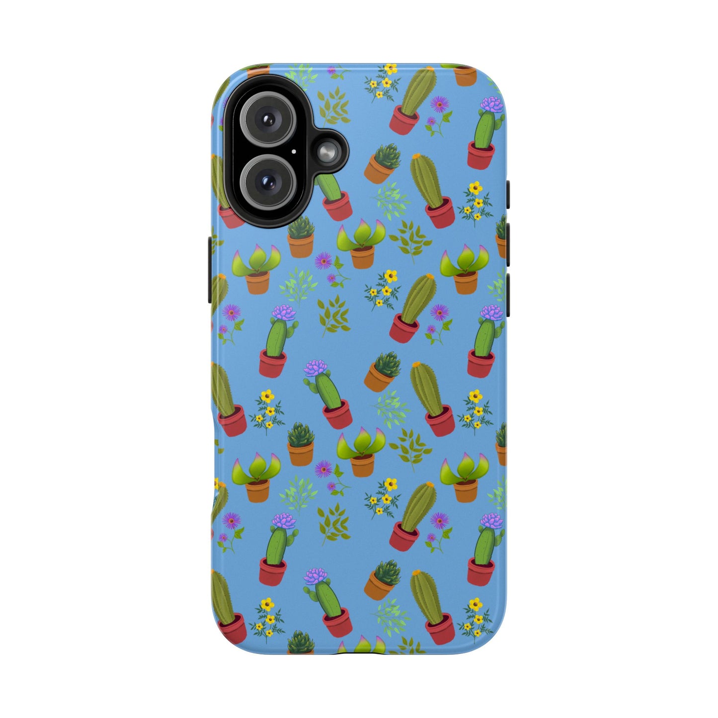 Blue Cactus and Friends Phone Case