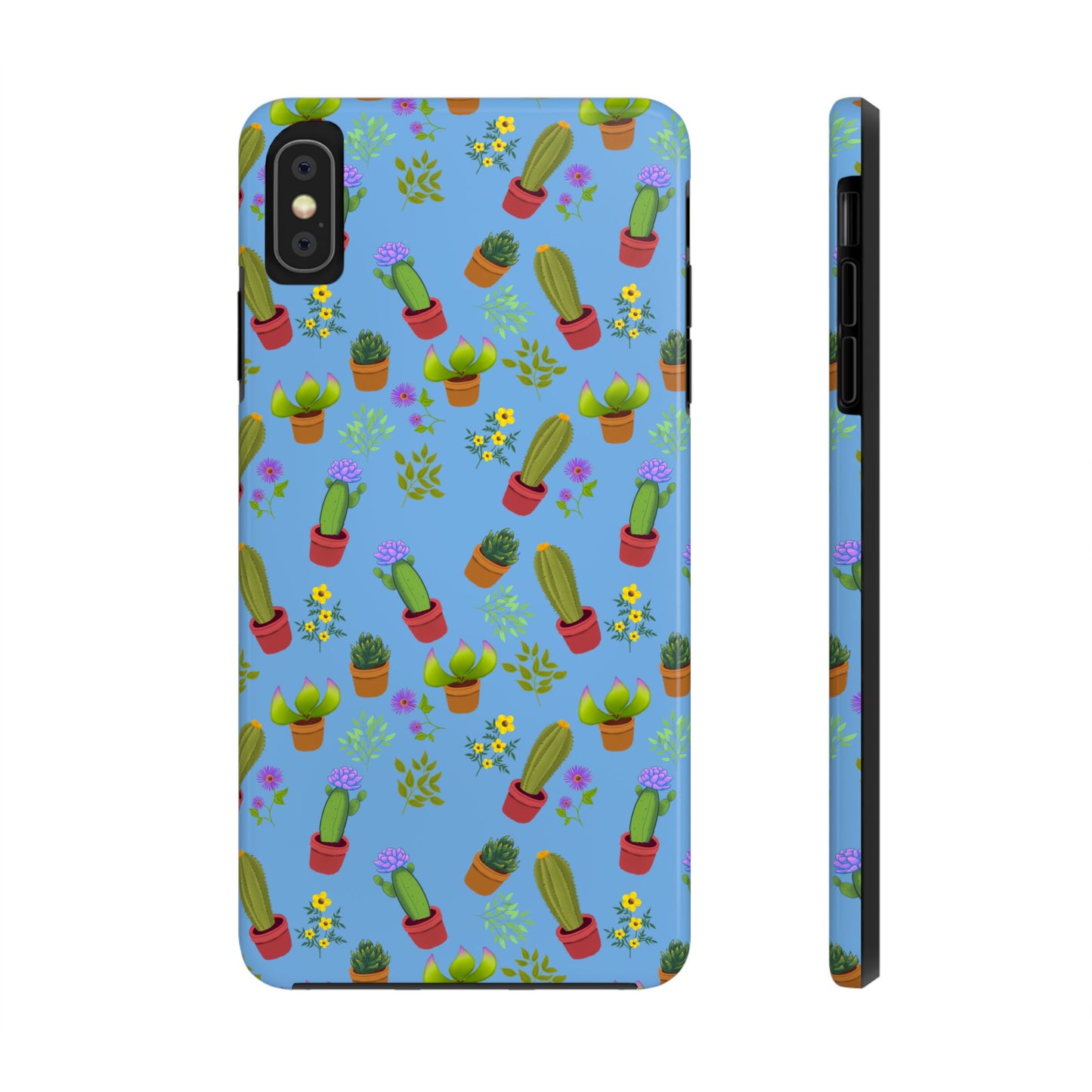 Blue Cactus and Friends Phone Case