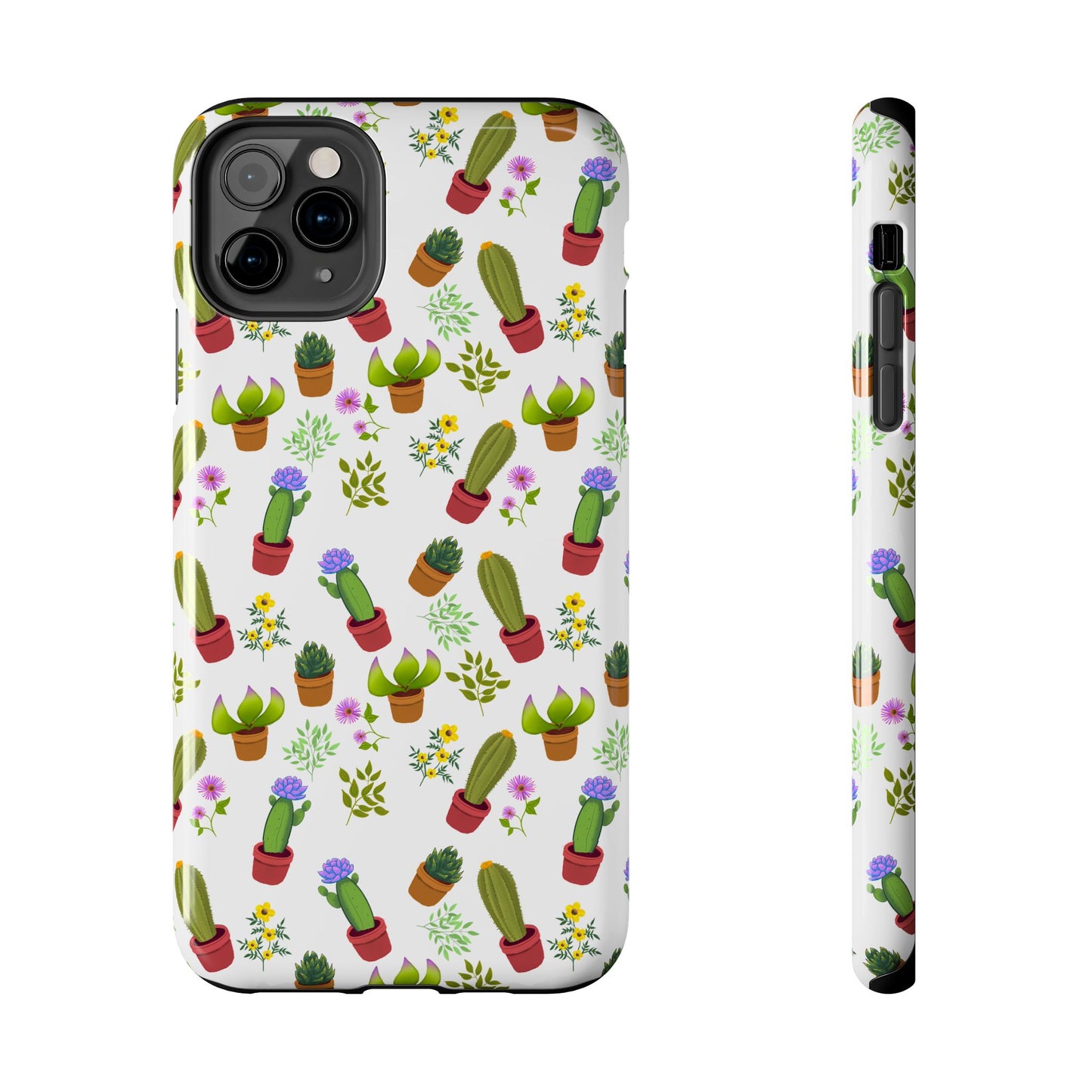 Cactus and Friends Phone Case - White