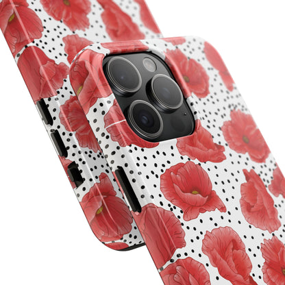 Perfect Poppies Phone Case - White - The Louann Collection