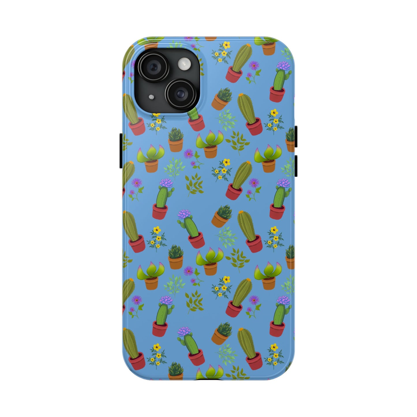 Blue Cactus and Friends Phone Case