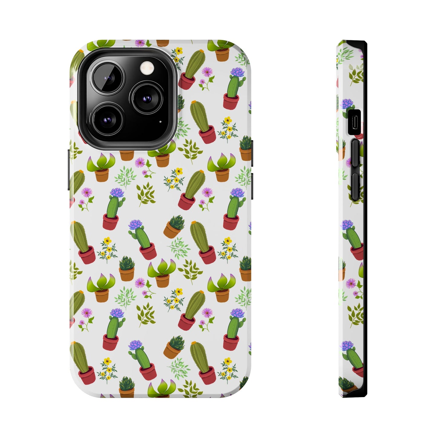 Cactus and Friends Phone Case - White