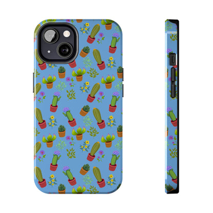Blue Cactus and Friends Phone Case