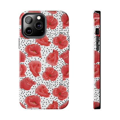 Perfect Poppies Phone Case - White - The Louann Collection