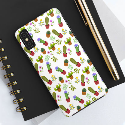 Cactus and Friends Phone Case - White