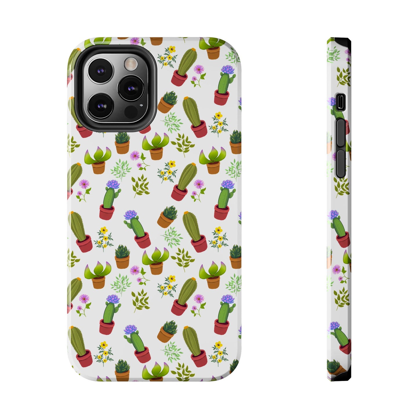 Cactus and Friends Phone Case - White