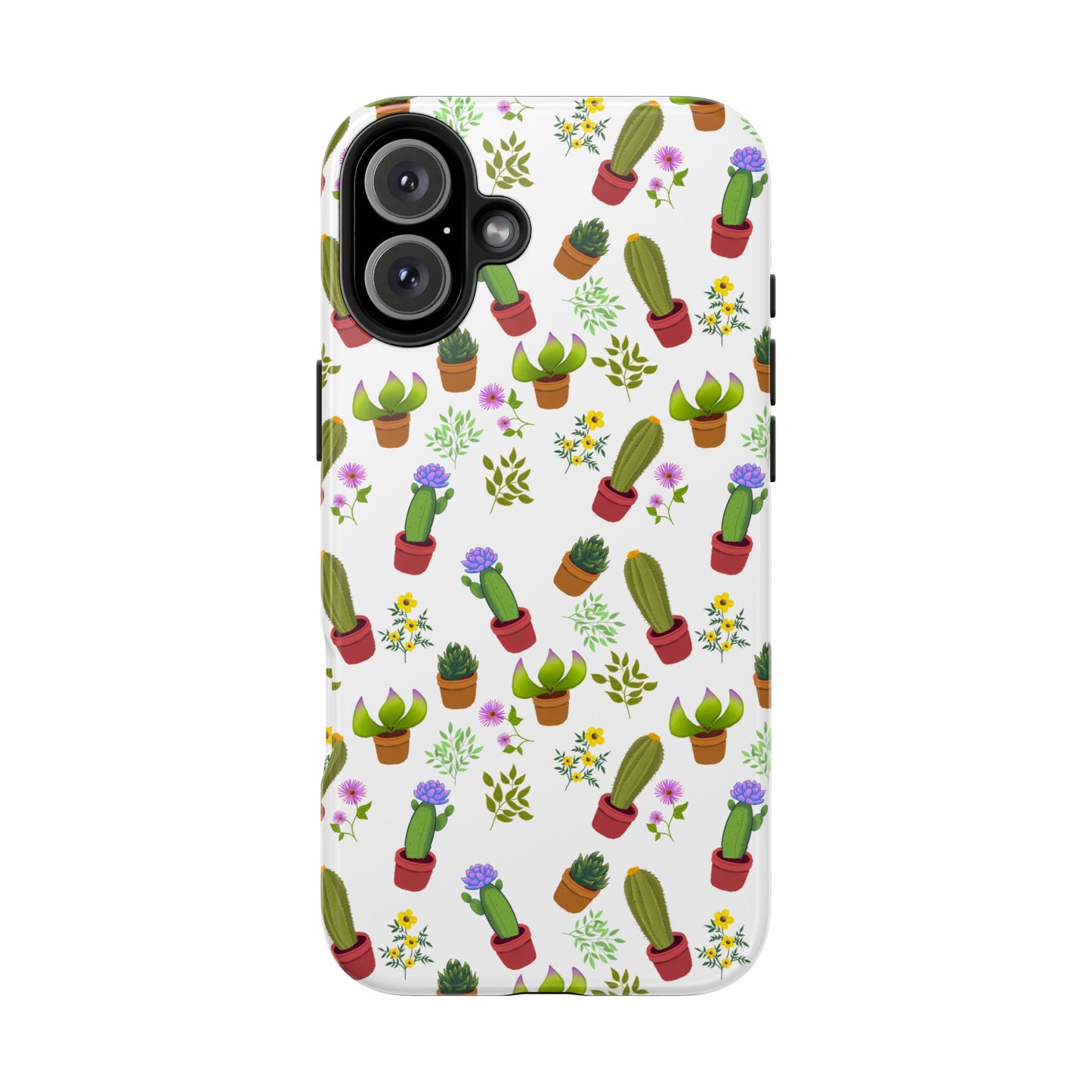 Cactus and Friends Phone Case - White