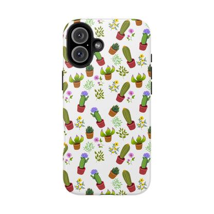 Cactus and Friends Phone Case - White