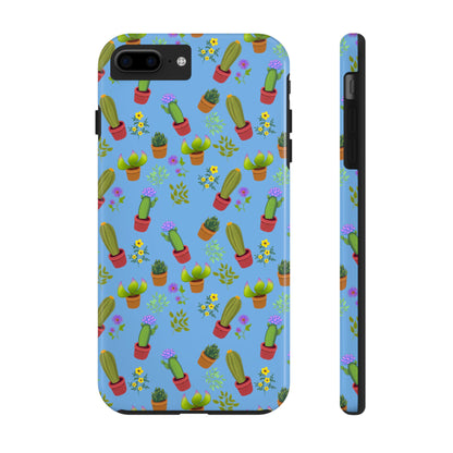 Blue Cactus and Friends Phone Case