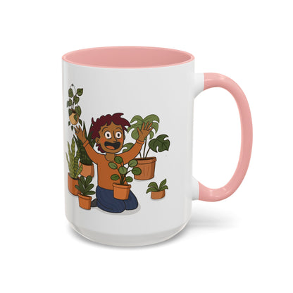 Crazy Plant Person Coffee Mug
