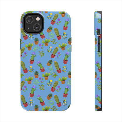 Blue Cactus and Friends Phone Case