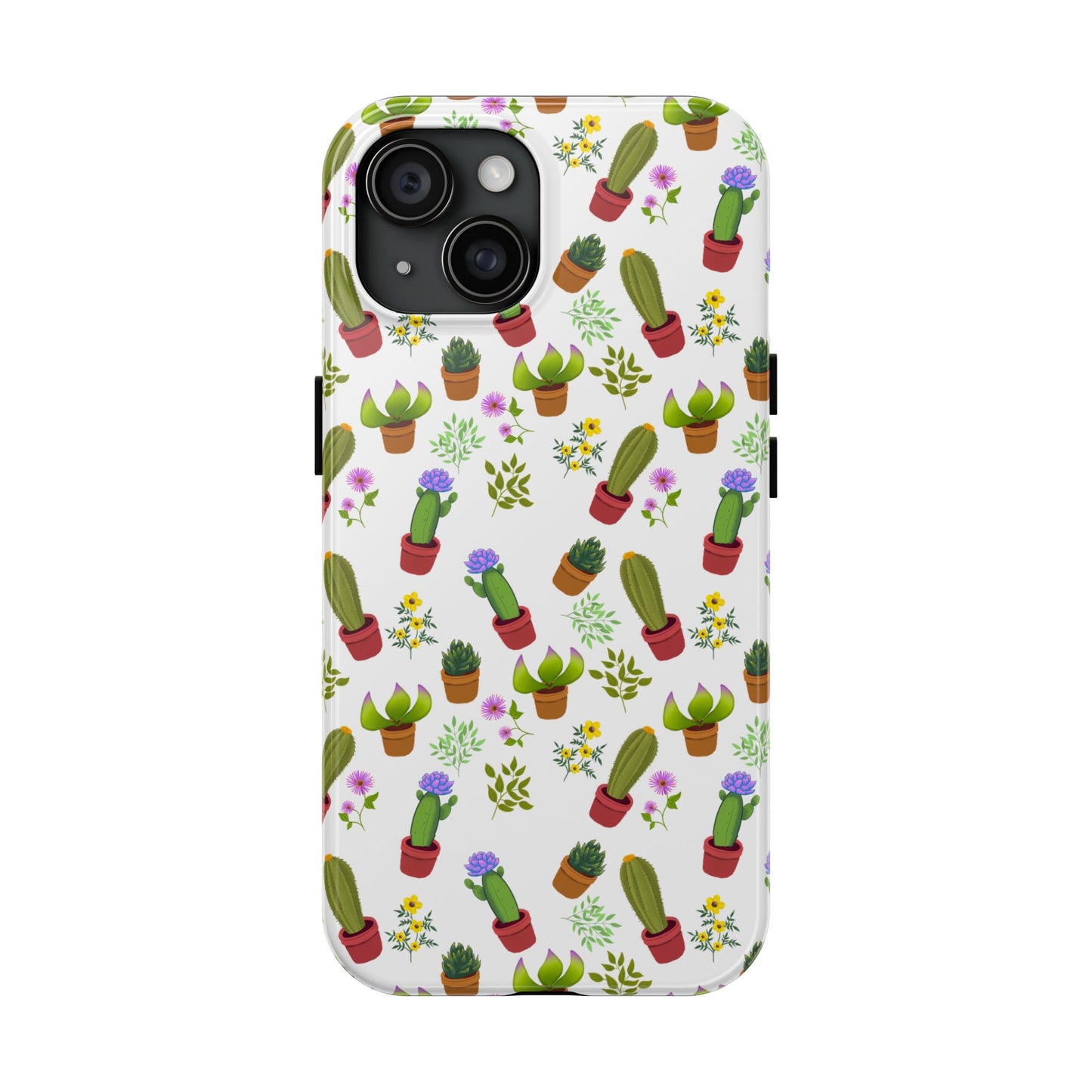 Cactus and Friends Phone Case - White