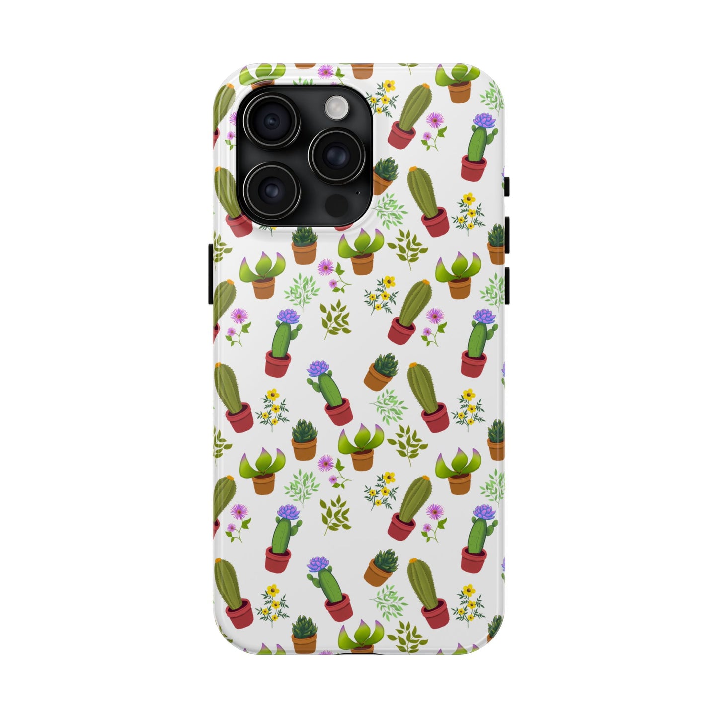 Cactus and Friends Phone Case - White