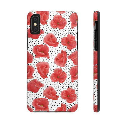 Perfect Poppies Phone Case - White - The Louann Collection