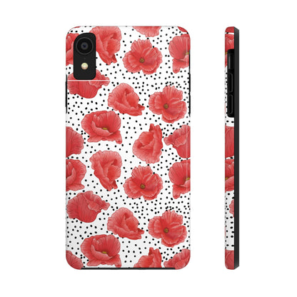 Perfect Poppies Phone Case - White - The Louann Collection