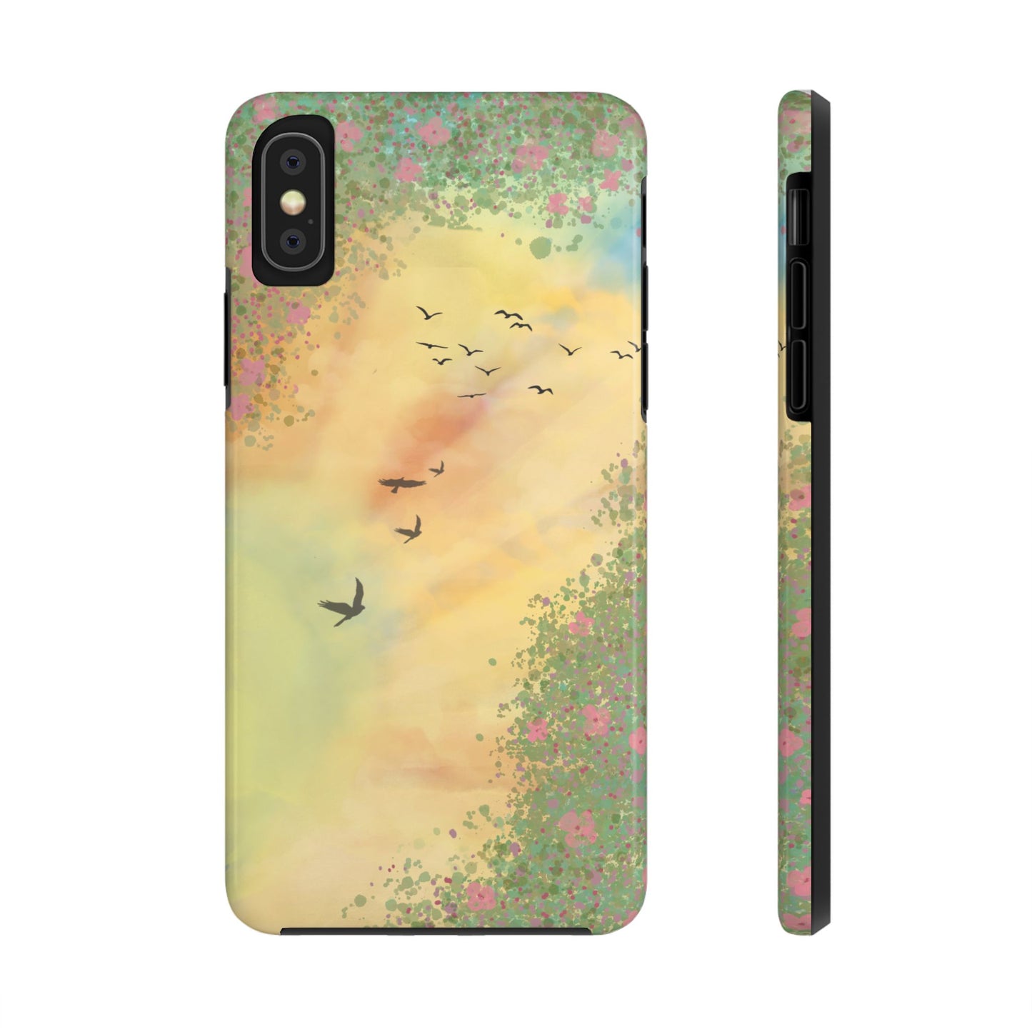 Through the Garden Window Tough Phone Case