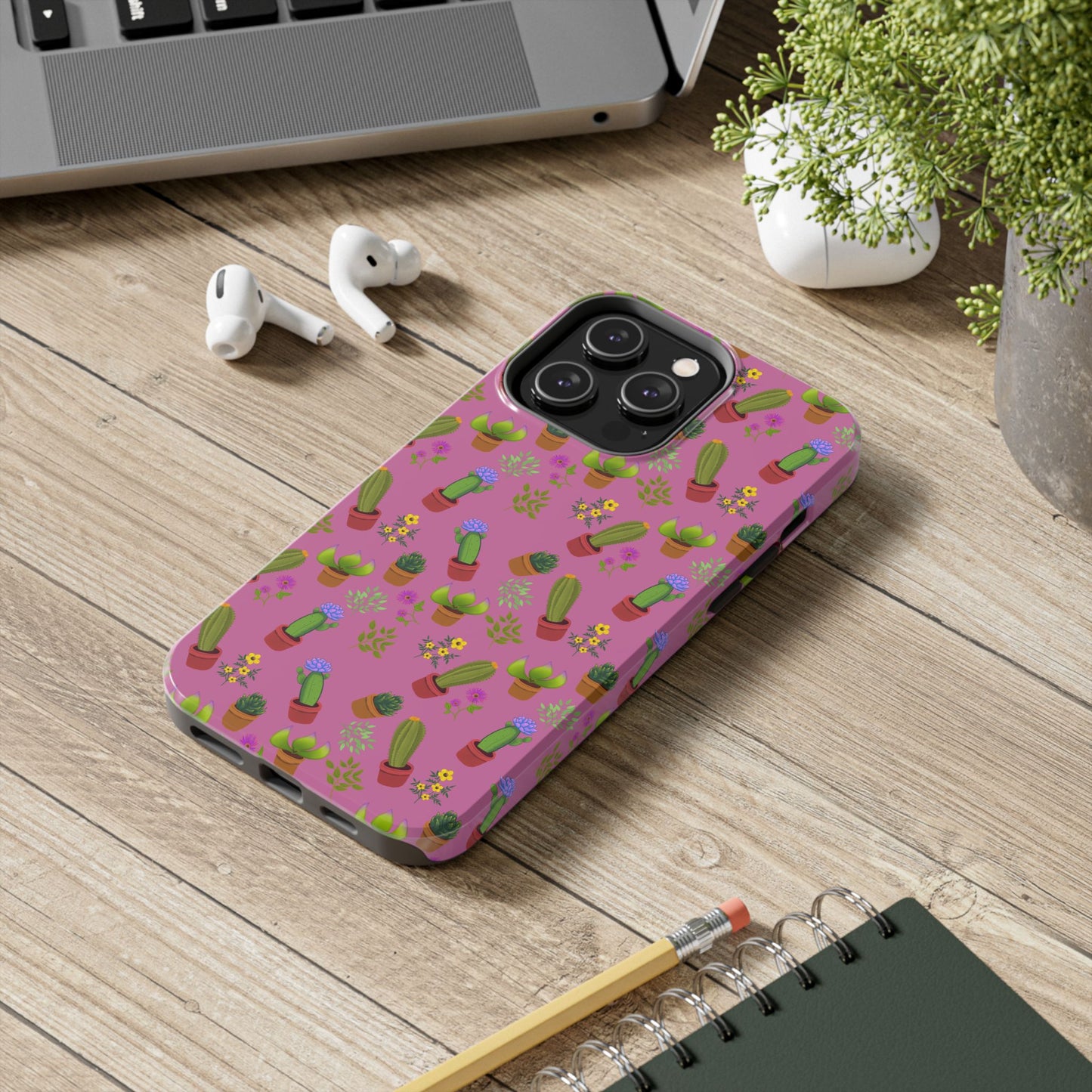 Pink Cactus and Friends Phone Case
