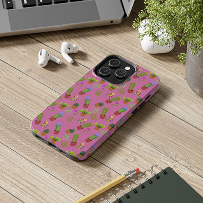Pink Cactus and Friends Phone Case