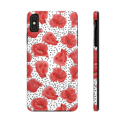 Perfect Poppies Phone Case - White - The Louann Collection