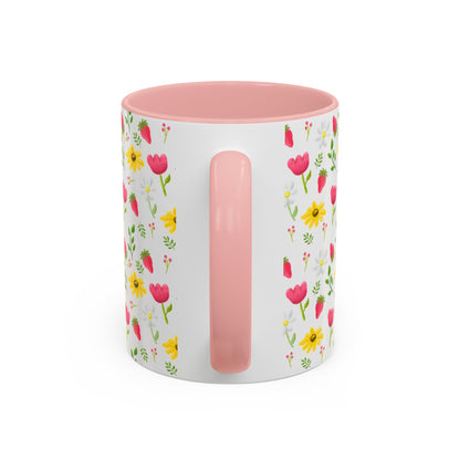 Berry Floral Coffee Mug
