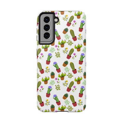 Cactus and Friends Phone Case - White