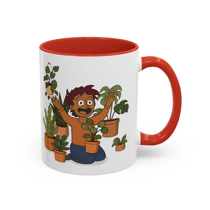 Crazy Plant Person Coffee Mug