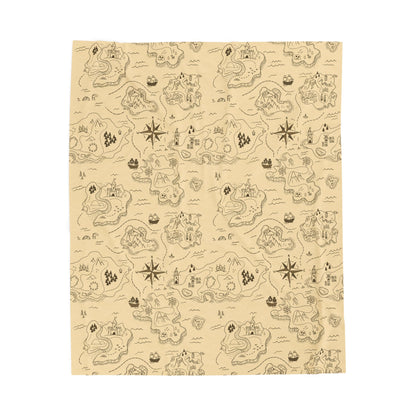 Adventure Awaits Velveteen Plush Blanket